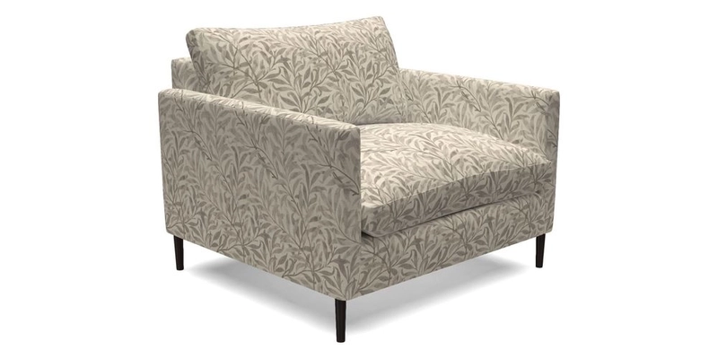 Heyshott Snuggler in Two Tone Plain Biscuit. Loose cover option available