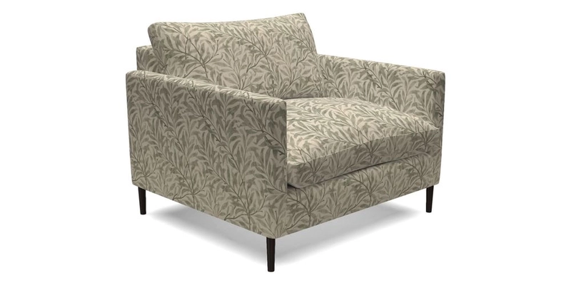 Heyshott Snuggler in Two Tone Plain Biscuit. Loose cover option available