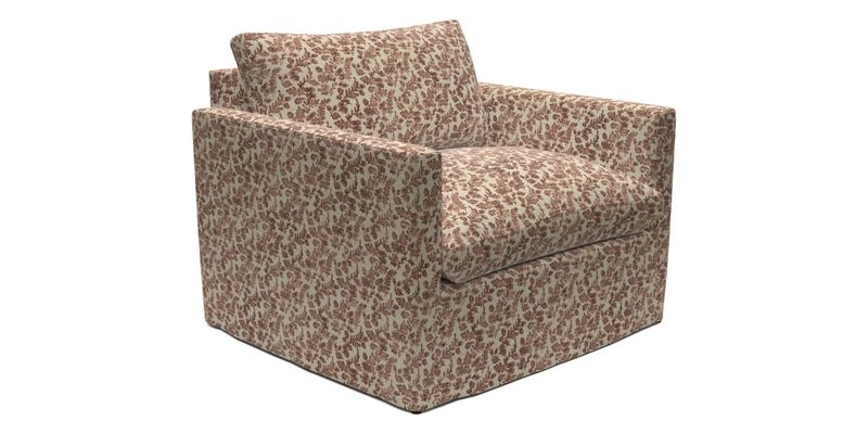 Heyshott Snuggler in Two Tone Plain Biscuit. Loose cover option available