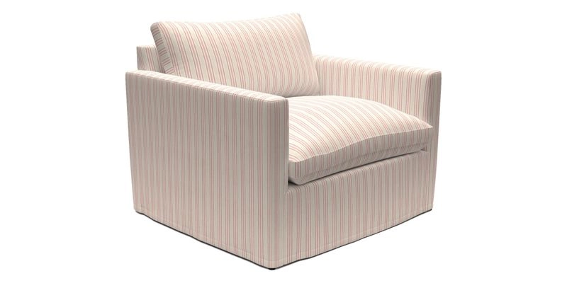 Heyshott Snuggler in Two Tone Plain Biscuit. Loose cover option available