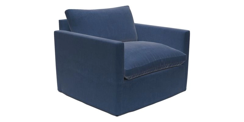 Heyshott Snuggler in Two Tone Plain Biscuit. Loose cover option available