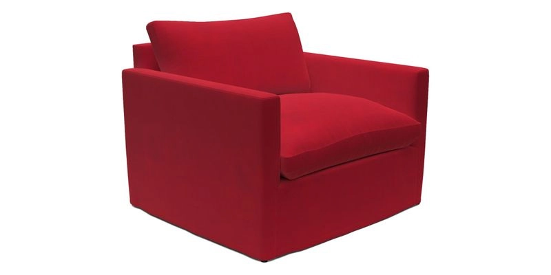 Heyshott Snuggler in Two Tone Plain Biscuit. Loose cover option available