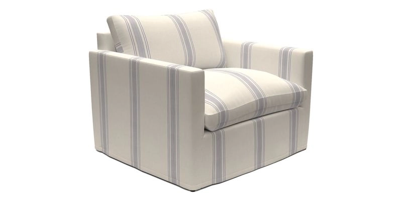 Heyshott Snuggler in Two Tone Plain Biscuit. Loose cover option available