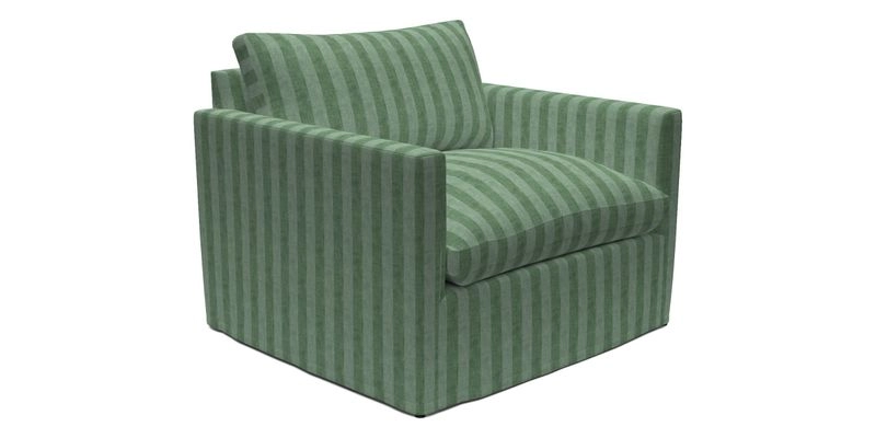 Heyshott Snuggler in Two Tone Plain Biscuit. Loose cover option available