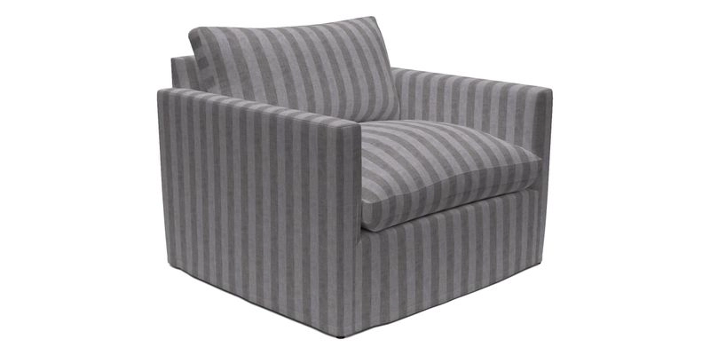 Heyshott Snuggler in Two Tone Plain Biscuit. Loose cover option available