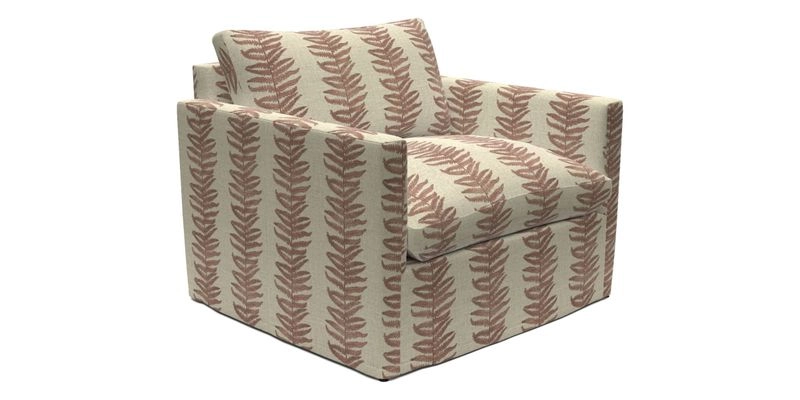 Heyshott Snuggler in Two Tone Plain Biscuit. Loose cover option available