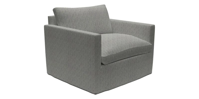 Heyshott Snuggler in Two Tone Plain Biscuit. Loose cover option available