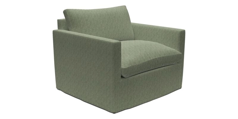 Heyshott Snuggler in Two Tone Plain Biscuit. Loose cover option available