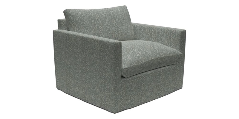 Heyshott Snuggler in Two Tone Plain Biscuit. Loose cover option available