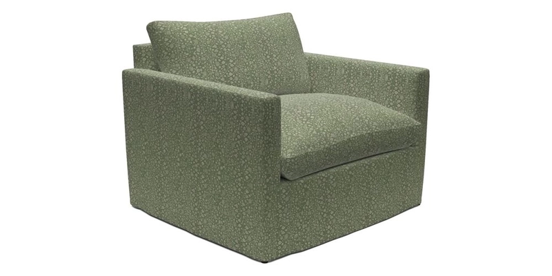 Heyshott Snuggler in Two Tone Plain Biscuit. Loose cover option available