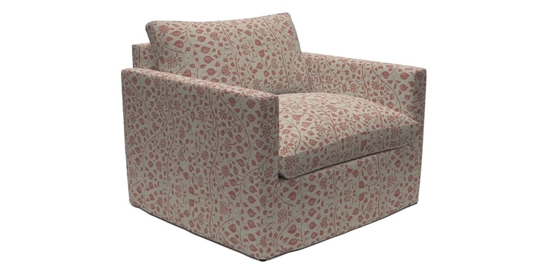 Heyshott Snuggler in Two Tone Plain Biscuit. Loose cover option available