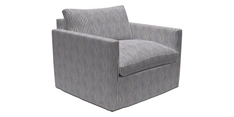 Heyshott Snuggler in Two Tone Plain Biscuit. Loose cover option available