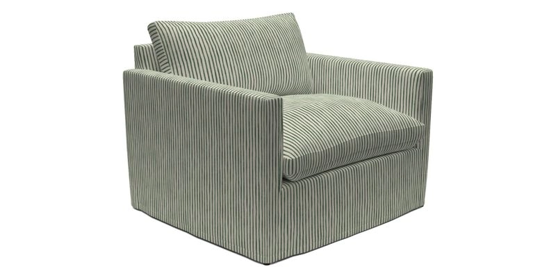 Heyshott Snuggler in Two Tone Plain Biscuit. Loose cover option available