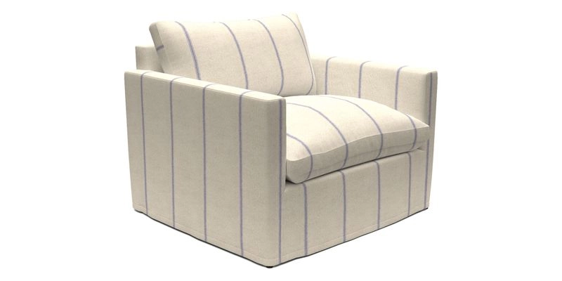 Heyshott Snuggler in Two Tone Plain Biscuit. Loose cover option available