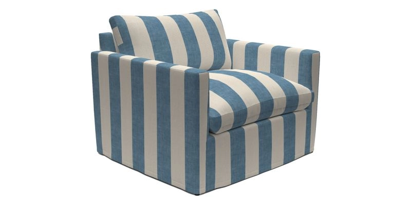 Heyshott Snuggler in Two Tone Plain Biscuit. Loose cover option available