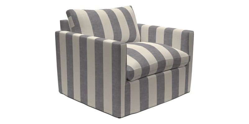 Heyshott Snuggler in Two Tone Plain Biscuit. Loose cover option available