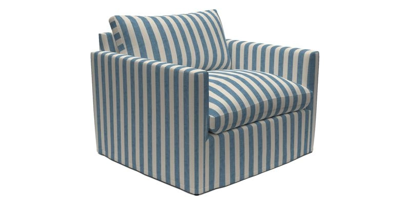 Heyshott Snuggler in Two Tone Plain Biscuit. Loose cover option available