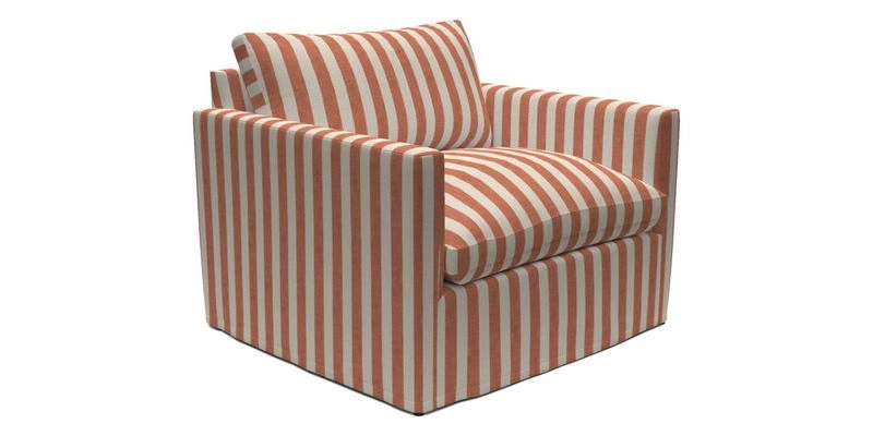 Heyshott Snuggler in Two Tone Plain Biscuit. Loose cover option available