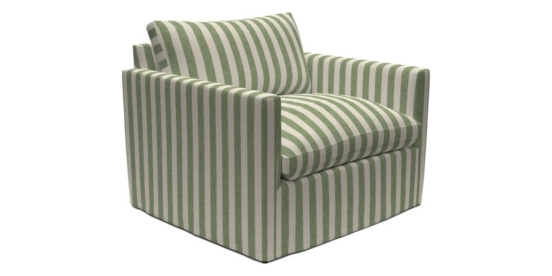 Heyshott Snuggler in Two Tone Plain Biscuit. Loose cover option available