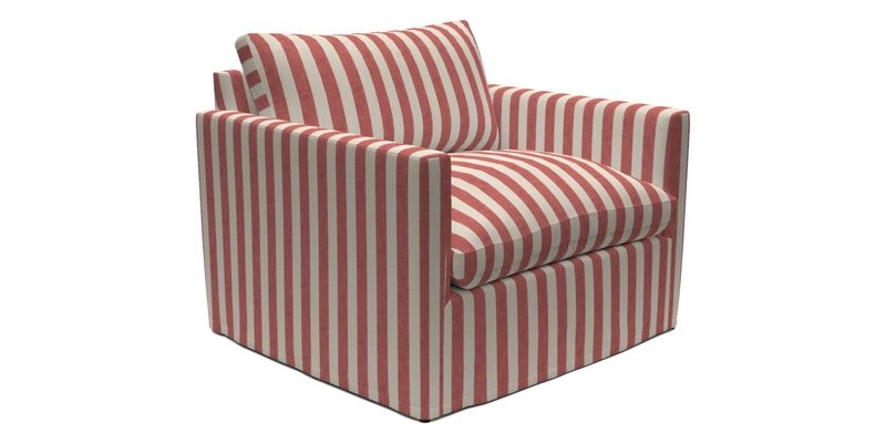 Heyshott Snuggler in Two Tone Plain Biscuit. Loose cover option available