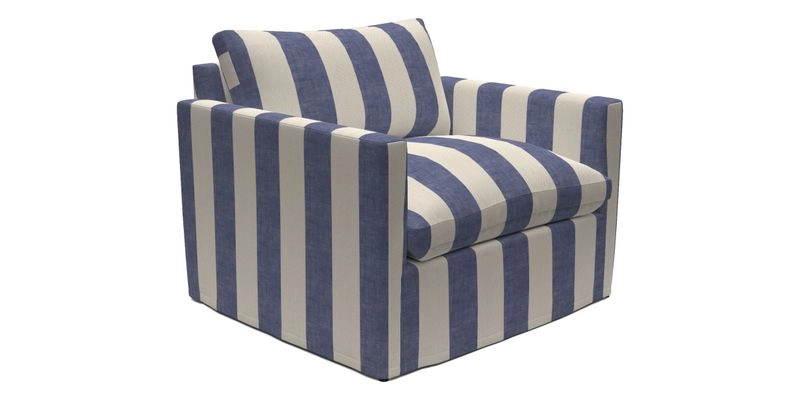 Heyshott Snuggler in Two Tone Plain Biscuit. Loose cover option available