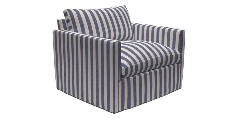 Heyshott Snuggler in Two Tone Plain Biscuit. Loose cover option available