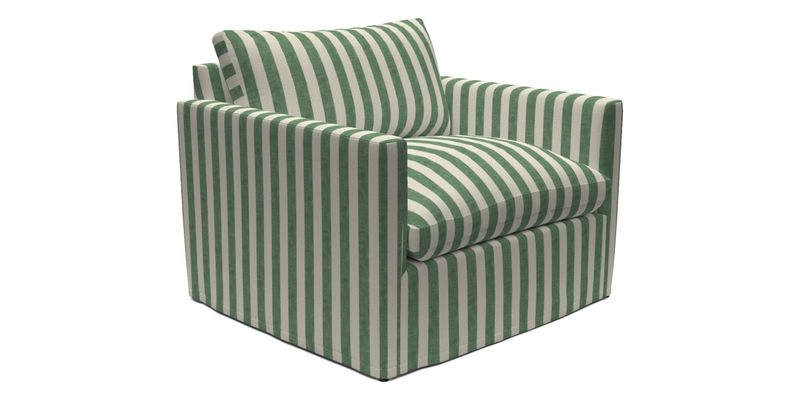 Heyshott Snuggler in Two Tone Plain Biscuit. Loose cover option available