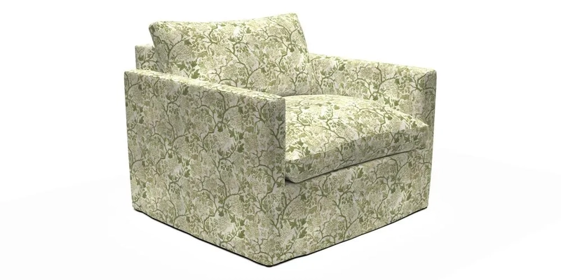 Heyshott Snuggler in Two Tone Plain Biscuit. Loose cover option available