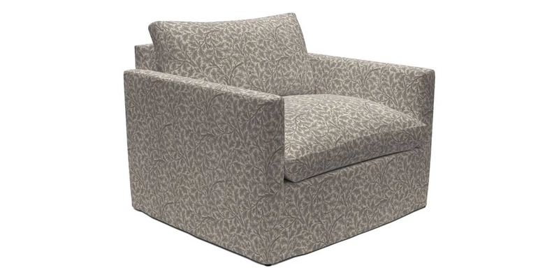 Heyshott Snuggler in Two Tone Plain Biscuit. Loose cover option available