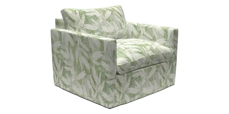 Heyshott Snuggler in Two Tone Plain Biscuit. Loose cover option available