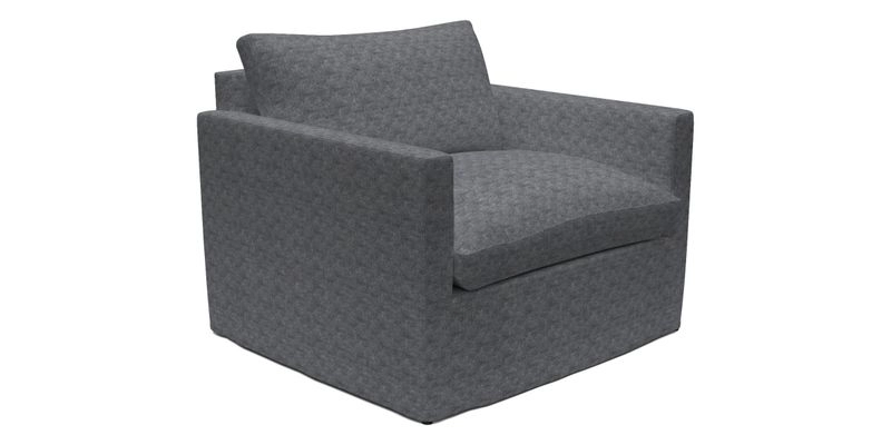 Heyshott Snuggler in Two Tone Plain Biscuit. Loose cover option available