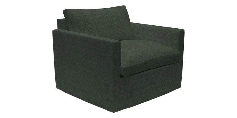 Heyshott Snuggler in Two Tone Plain Biscuit. Loose cover option available