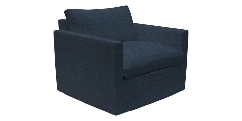 Heyshott Snuggler in Two Tone Plain Biscuit. Loose cover option available