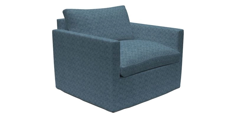 Heyshott Snuggler in Two Tone Plain Biscuit. Loose cover option available