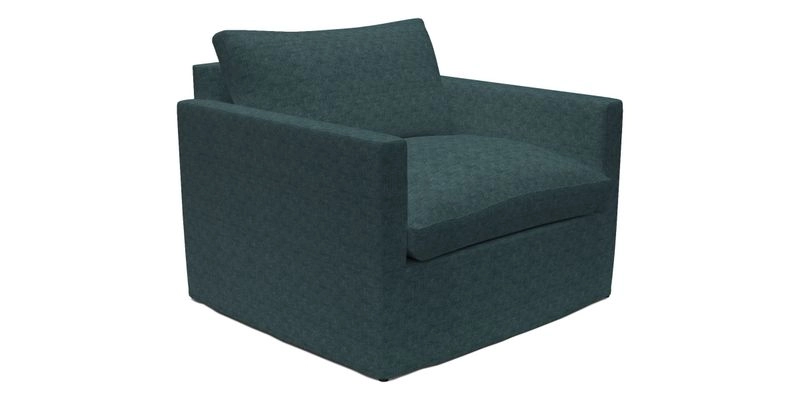 Heyshott Snuggler in Two Tone Plain Biscuit. Loose cover option available