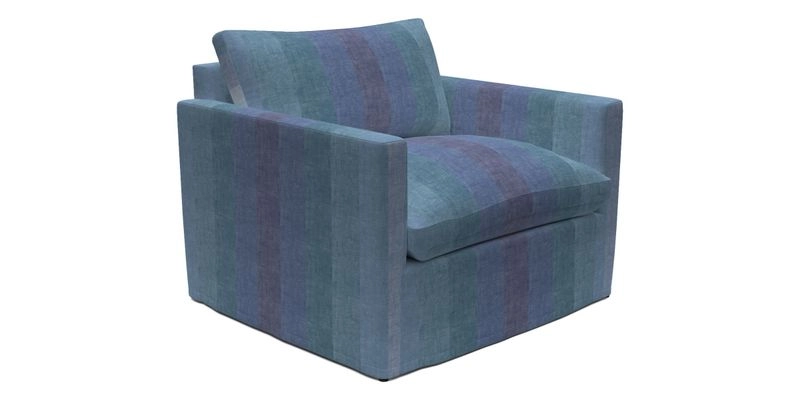 Heyshott Snuggler in Two Tone Plain Biscuit. Loose cover option available