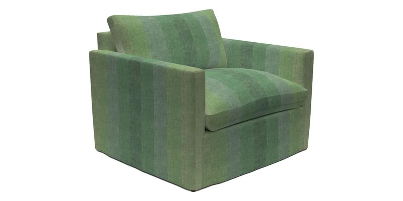 Heyshott Snuggler in Two Tone Plain Biscuit. Loose cover option available