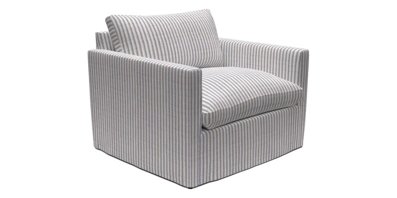 Heyshott Snuggler in Two Tone Plain Biscuit. Loose cover option available