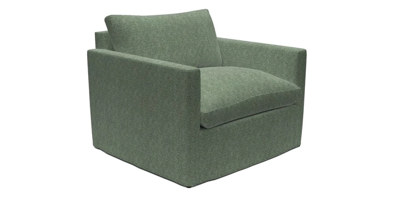 Heyshott Snuggler in Two Tone Plain Biscuit. Loose cover option available