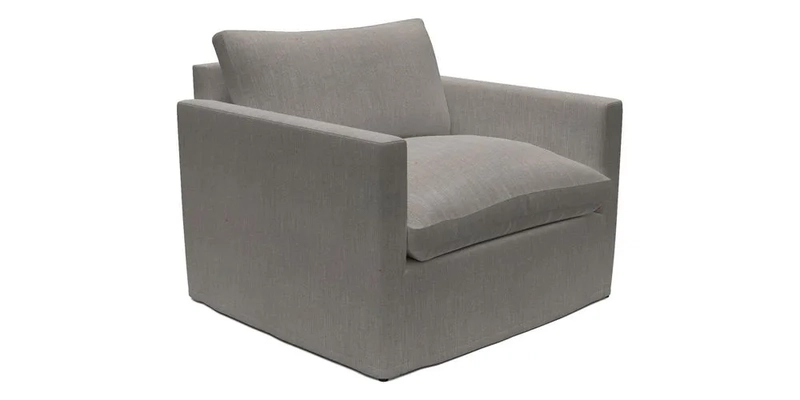 Heyshott Snuggler in Two Tone Plain Biscuit. Loose cover option available