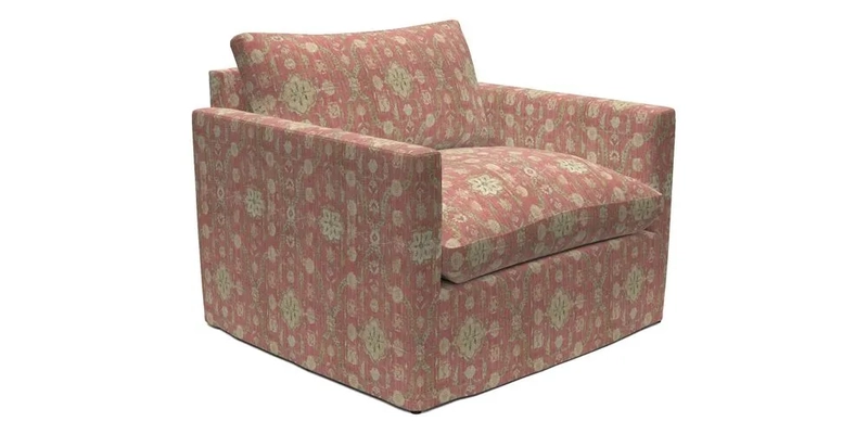 Heyshott Snuggler in Two Tone Plain Biscuit. Loose cover option available