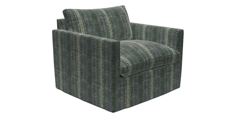 Heyshott Snuggler in Two Tone Plain Biscuit. Loose cover option available