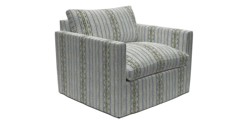 Heyshott Snuggler in Two Tone Plain Biscuit. Loose cover option available