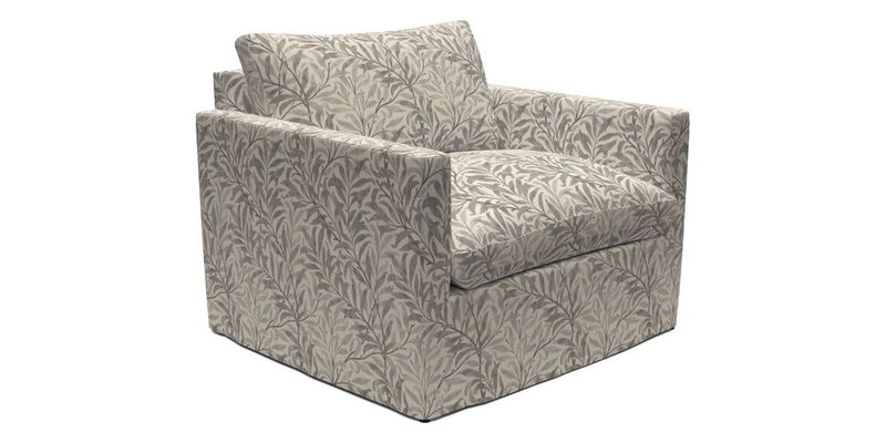 Heyshott Snuggler in Two Tone Plain Biscuit. Loose cover option available