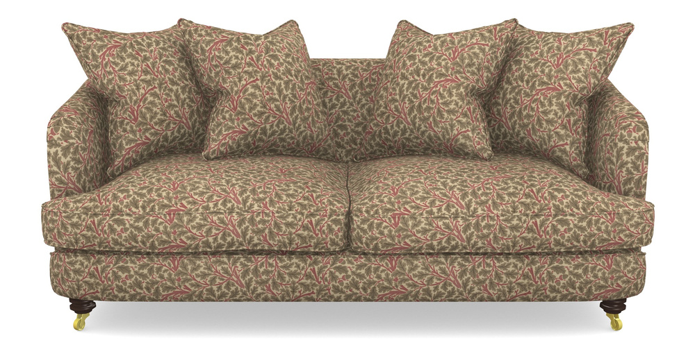 Product photograph of Helmsley 3-seater In V A Drawn From Nature Collection - Oak Tree - Red from Sofas and Stuff Limited