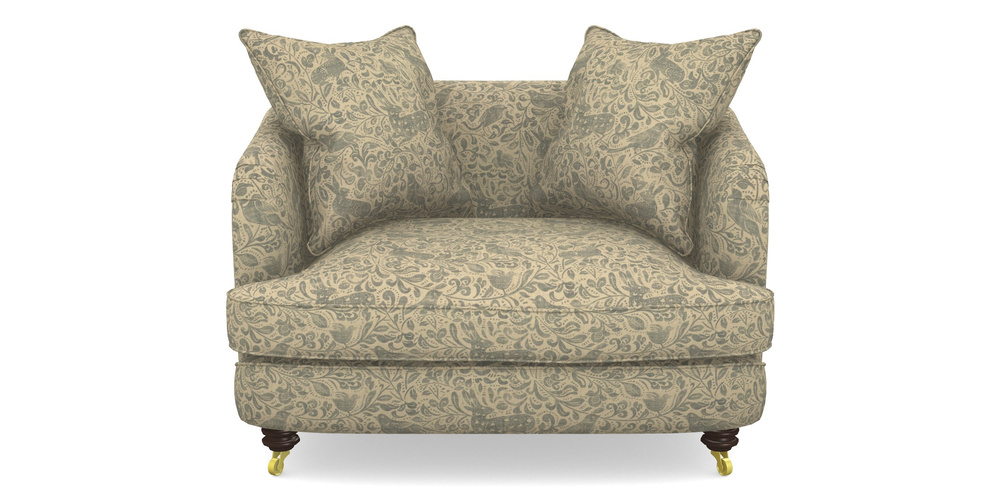 Product photograph of Helmsley Snuggler In V A Drawn From Nature - Bird And Rabbit - Duck Egg from Sofas and Stuff Limited