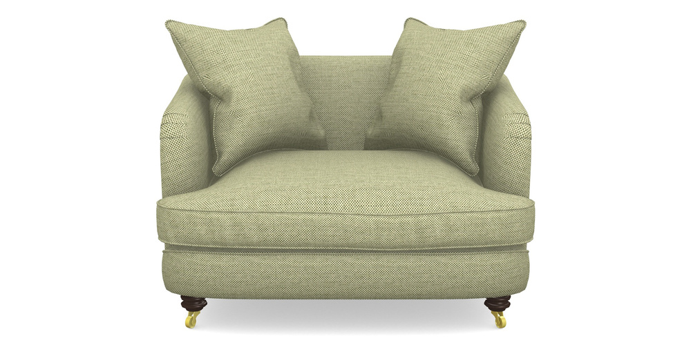 Product photograph of Helmsley Snuggler In Basket Weave - Sage from Sofas and Stuff Limited