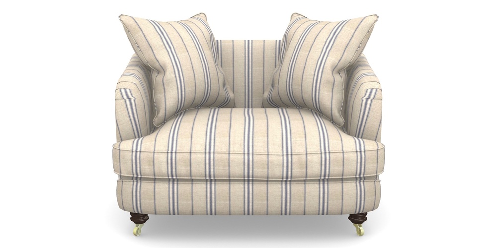 Product photograph of Helmsley Snuggler In Cloth 18 Stripes - Regimental - Indigo from Sofas and Stuff Limited