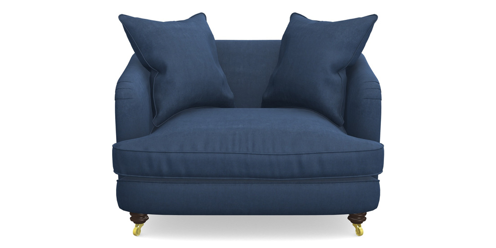 Product photograph of Helmsley Snuggler In Clever Tough And Eco Velvet - Agean from Sofas and Stuff Limited