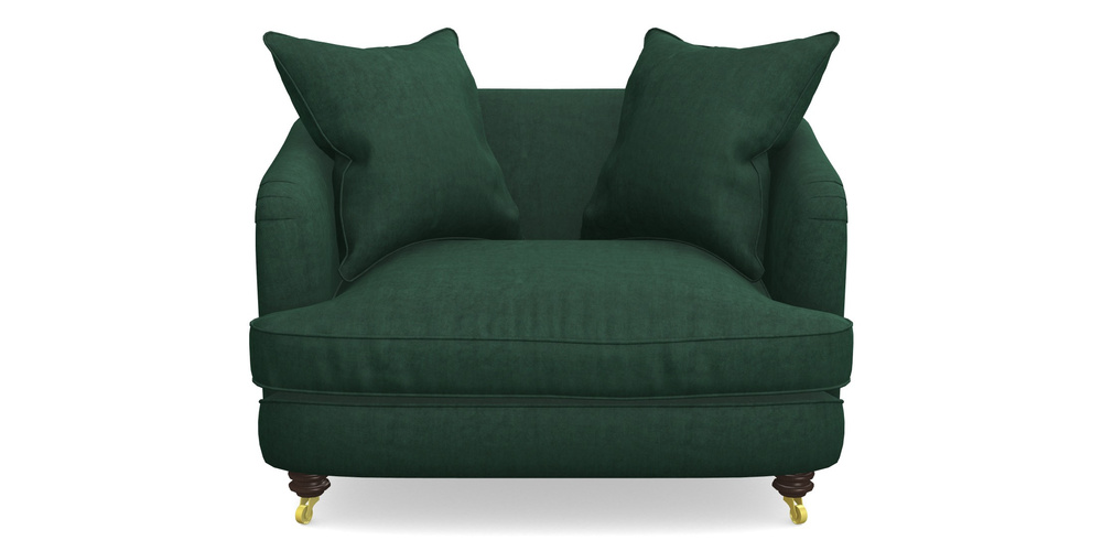 Product photograph of Helmsley Snuggler In Clever Tough And Eco Velvet - Pine from Sofas and Stuff Limited